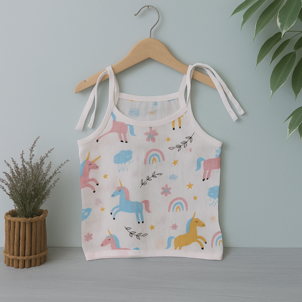 ABOUT SPACE New Born Baby Clothes - (Set of 8) New Born Baby Cotton Frocks with Nappies for Baby Girls - Multicolor Sleeveless Printed Jhabla Baby Wear, Infant Clothing Combo for 0 to 6 Months Babies - Image 2