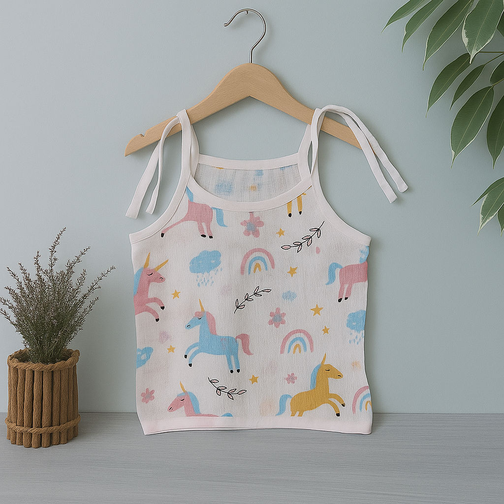 ABOUT SPACE New Born Baby Clothes - (Set of 8) New Born Baby Cotton Frocks with Nappies for Baby Girls - Multicolor Sleeveless Printed Jhabla Baby Wear, Infant Clothing Combo for 0 to 6 Months Babies - Image 2