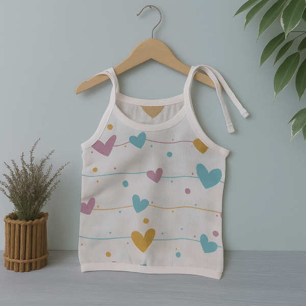 ABOUT SPACE New Born Baby Clothes - (Set of 8) New Born Baby Cotton Frocks with Nappies for Baby Girls - Multicolor Sleeveless Printed Jhabla Baby Wear, Infant Clothing Combo for 0 to 6 Months Babies - Image 3