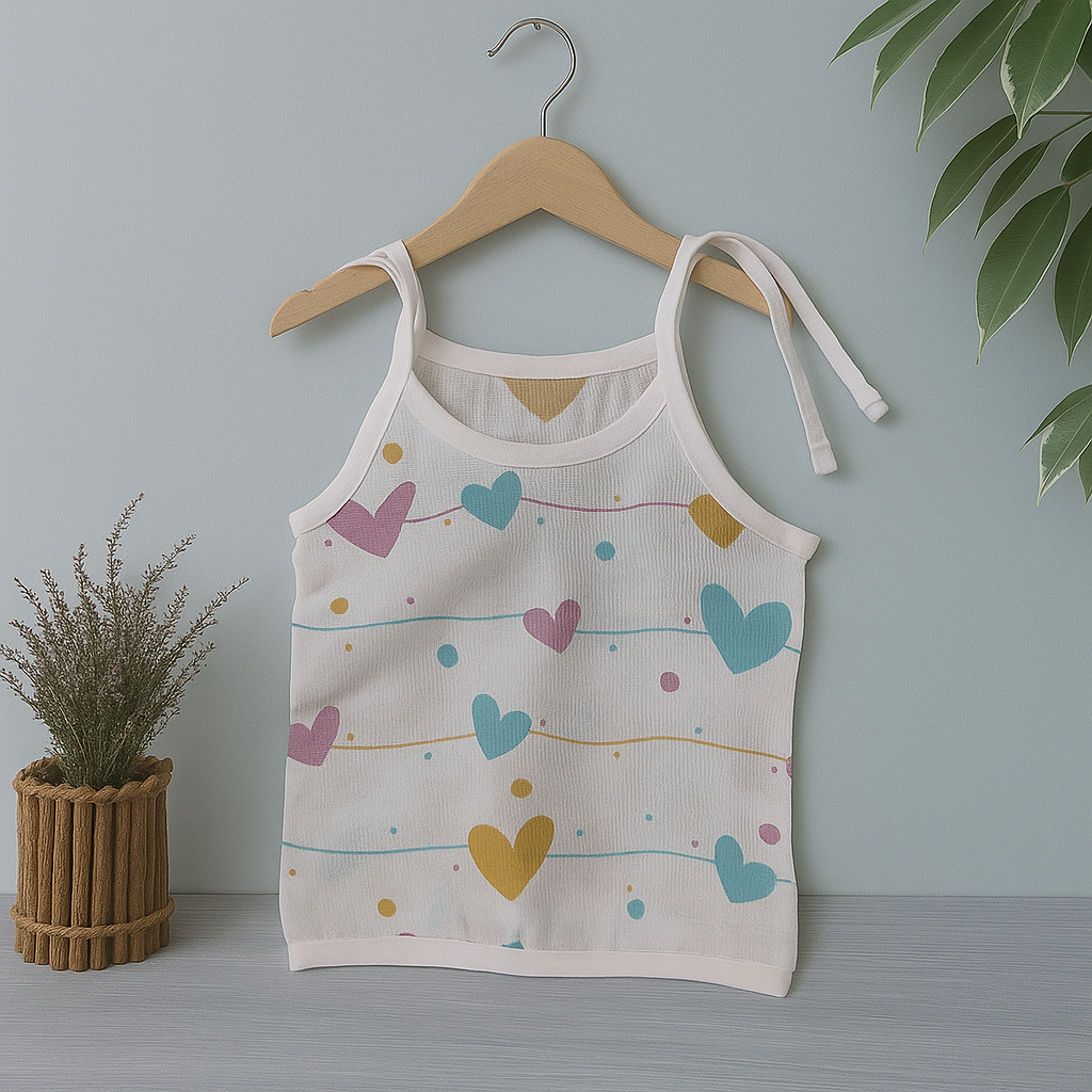 ABOUT SPACE New Born Baby Clothes - (Set of 8) New Born Baby Cotton Frocks with Nappies for Baby Girls - Multicolor Sleeveless Printed Jhabla Baby Wear, Infant Clothing Combo for 0 to 6 Months Babies - Image 3